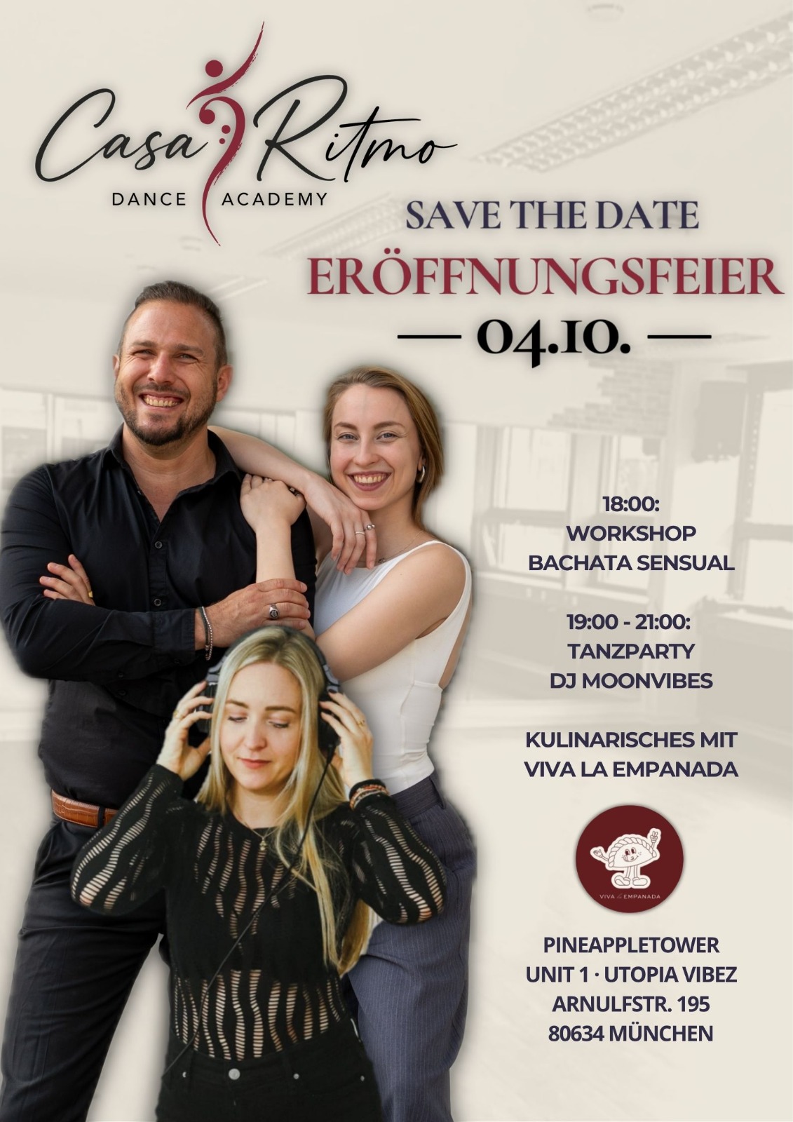 Casa Ritmo Dance Academy Eröffnungsfeier in München